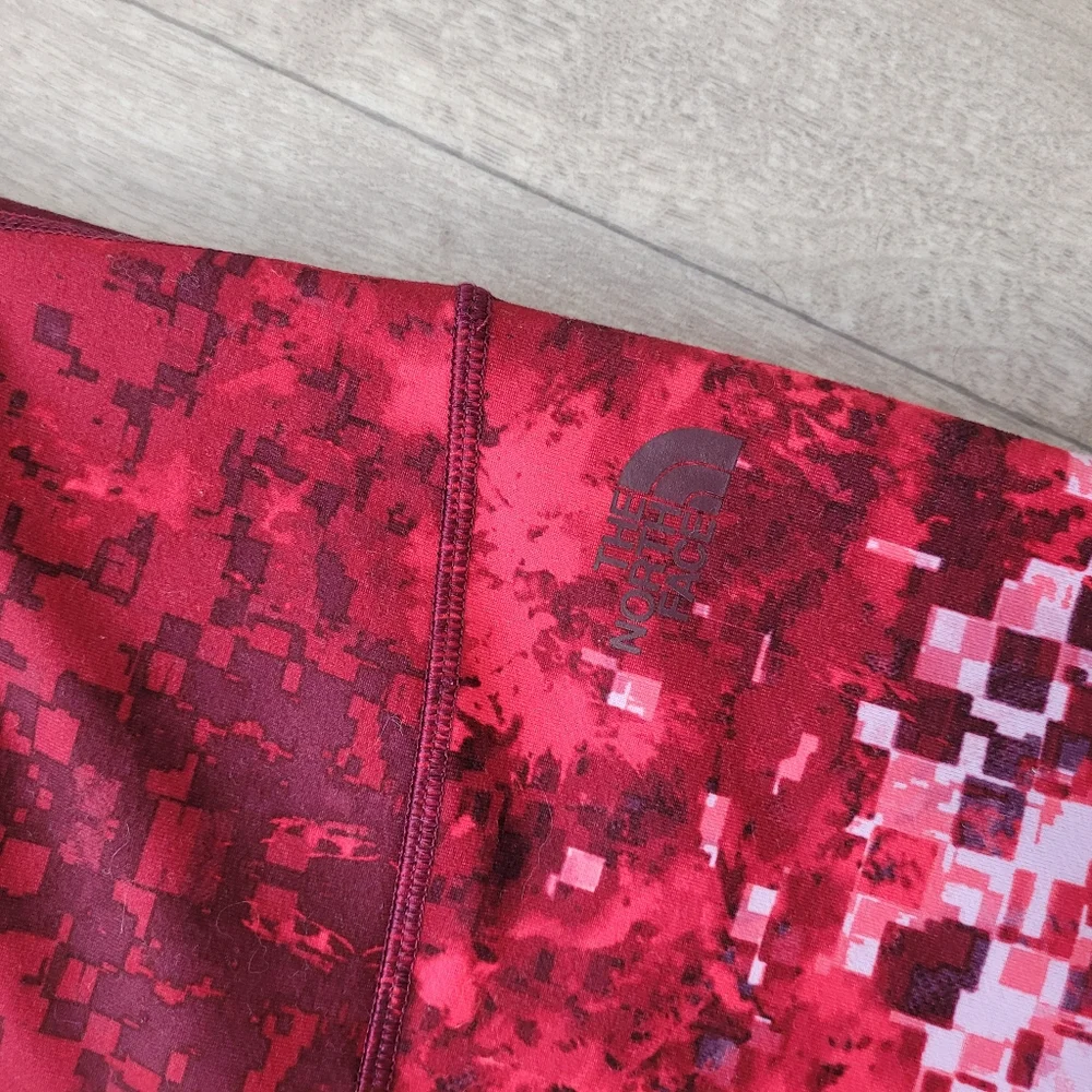 The North Face Leggings size medium red maroon athletic wear - Picture 5 of 7